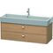 Duravit Waschtischunterbau BRIOSO Griffe chr 442x1184x459mm europ. eiche