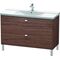 Duravit Waschtischunterbau BRIOSO Griffe chr 691x1220x479mm NB dunkel