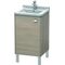 Duravit Waschtischunterbau BRIOSO 693x460x445mm Gri chr Ans li pine silver