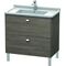Duravit WT-Unterbau BRIOSO COMPACT Griffe chrom 693x820x469mm pine terra