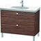 Duravit Waschtischunterbau BRIOSO Griffe chr 693x1020x469mm NB dunkel