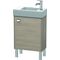 Duravit Waschtischunterbau BRIOSO 570x484x239mm Gri chr Ans re pine silver