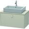 Duravit Konsolenunterschrank BRIOSO Griff chrom 442x820x480mm taupe matt