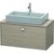 Duravit Konsolenunterschrank BRIOSO Griff chrom 442x920x480mm pine silver