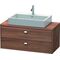 Duravit Konsolenunterschrank BRIOSO Griffe chr 442x1020x480mm nussbaum natur