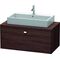 Duravit Konsolenunterschrank BRIOSO Gri chrom 442x1020x550mm kastanie dunkel