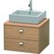 Duravit Konsolenunterschrank BRIOSO Griffe chr 442x620x550mm europ. eiche