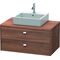Duravit Konsolenunterschrank BRIOSO Griffe chr 442x920x550mm nussbaum natur