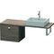 Duravit Konsolenunterschrank BRIOSO Griff chrom 442x520x480mm pine terra