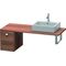 Duravit Konsolenunterschrank BRIOSO Griff chrom 442x320x550mm nussbaum natur