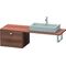 Duravit Konsolenunterschrank BRIOSO Griff chrom 442x620x550mm nussbaum natur