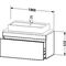 Duravit Konsolenunterschrank DURASTYLE 512x1000x478mm lichtblau matt