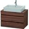 Duravit Konsolenunterschrank DURASTYLE 512x800x478mm nussbaum dunkel