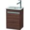 Duravit Waschtischunterbau KETHO 550x400x285mm Ans links nussbaum dunkel