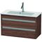 Duravit Waschtischunterbau KETHO COMPACT 480x800x385mm nussbaum dunkel