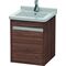 Duravit Waschtischunterbau KETHO 445x440x550mm Ans rechts nussbaum dunkel