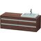Duravit Waschtischunterbau KETHO 550x1400x496mm WT rechts nussbaum dunkel