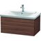 Duravit Waschtischunterbau L-CUBE 820x481x405mm nussbaum dunkel