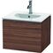 Duravit Waschtischunterbau L-CUBE 419x520x400mm nussbaum dunkel