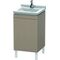 Duravit Waschtischunterbau L-CUBE 447x460x712mm Anschlag rechts leinen