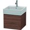 Duravit Waschtischunterbau L-CUBE 394x484x459mm nussbaum dunkel