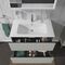 Duravit Waschtischunterbau L-CUBE 820x481x550mm betongrau matt