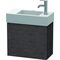 Duravit Waschtischunterbau L-CUBE 400x480x240mm Ans li Ei dunkel gebürstet