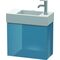 Duravit Waschtischunterbau L-CUBE 400x480x240mm Ans re St blue hochglanz