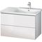 Duravit Waschtischunterbau L-CUBE 820x481x555mm betongrau matt