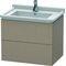 Duravit Waschtischunterbau L-CUBE 469x670x558mm leinen
