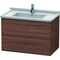 Duravit Waschtischunterbau L-CUBE 469x820x558mm nussbaum dunkel