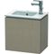 Duravit Waschtischunterbau L-CUBE 294x420x400mm Anschlag links leinen