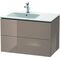 Duravit Waschtischunterbau L-CUBE 550x820x481mm Be li cappuccino hochglanz