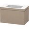 Duravit Waschtischunterbau L-CUBE m WT Vero Air 500x800x480mm o HL leinen