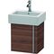 Duravit Waschtischunterbau VERO 311x400x428mm Ans links nussbaum dunkel