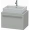 Duravit Konsolenunterschrank X-LARGE 440x700x478mm betongrau matt