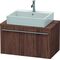 Duravit Konsolenunterschrank X-LARGE 440x800x478mm nussbaum dunkel