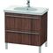 Duravit Waschtischunterbau X-LARGE 800x470x668mm nussbaum dunkel