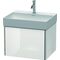 Duravit Waschtischunterbau XSQUARE 397x584x460mm weiß hochglanz