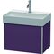 Duravit WT-Unterbau XSQUARE COMPACT 397x584x390mm aubergine seidenmatt