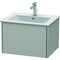 Duravit Waschtischunterbau XSQUARE 400x610x478mm betongrau matt
