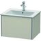 Duravit Waschtischunterbau XSQUARE 400x610x478mm taupe matt