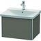 Duravit Waschtischunterbau XSQUARE 405x610x473mm flannel grey seidenmatt