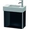 Duravit Waschtischunterbau XSQUARE 397x484x240mm Türansch li sw hochglanz