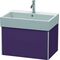 Duravit Waschtischunterbau XSQUARE 397x684x460mm aubergine seidenmatt