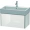 Duravit Waschtischunterbau XSQUARE 397x784x460mm weiß hochglanz