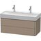 Duravit Waschtischunterbau XSQUARE 397x984x460mm leinen