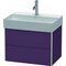 Duravit WT-Unterbau XSQUARE COMPACT 397x584x390mm aubergine seidenmatt