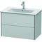 Duravit Waschtischunterbau XSQUARE 560x810x478mm weiß seidenmatt