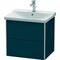 Duravit Waschtischunterbau XSQUARE 565x610x473mm nachtblau seidenmatt